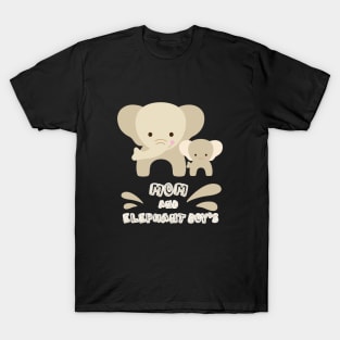 Baby Elephant and Mom T-Shirt